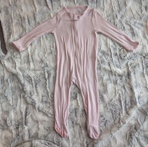 cloud island Modal Light Pink 6-9 Month Footed One-Piece Pajamas